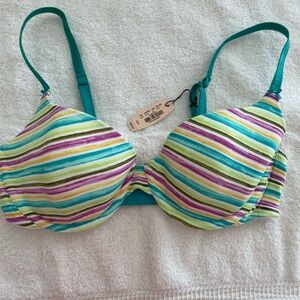 Victoria's Secret Multicolor Cotton Lined Demi Bra